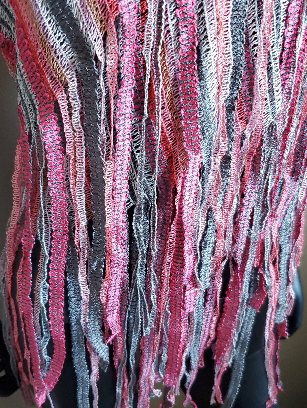 Missoni NWOT Multi Use Fringed Knit Shawl Coverup - Picture 4 of 10